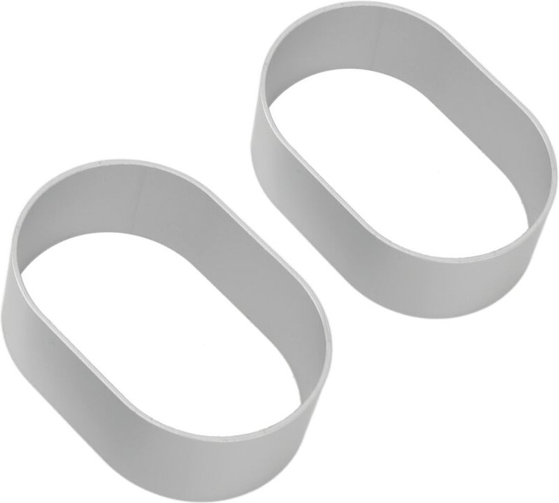 10-teiliges Keks-Set, Kuchenbackwerkzeug aus Edelstahl für Kuchen, Kekse und Backblech. (Ellipse).