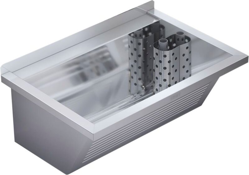 Deutschland Waschtrog CA210/2N 75x35,4x50cm Ablauf rechts, Chromstahl fugenlos 2030045758 - Franke