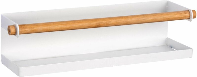 Magnetischer Küchenrollenhalter magna + Gewürzablage, 32 cm Wenko