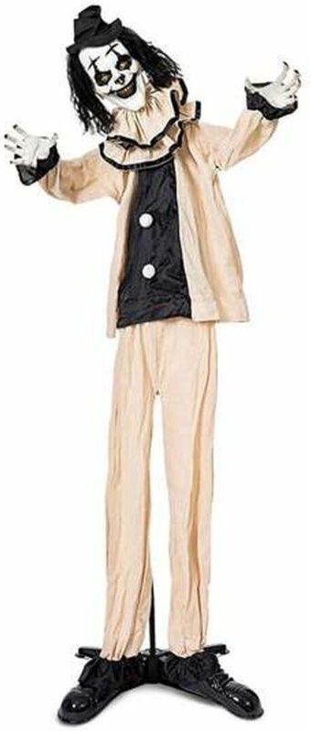 My Other Me Payaso Malvado Halloween-Dekoration beige und schwarz