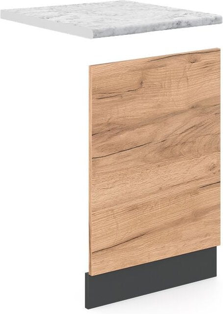 Thumbnail - Vicco - Küchenmöbel R-Line, Goldkraft Eiche, 45 cm , ap Marmor