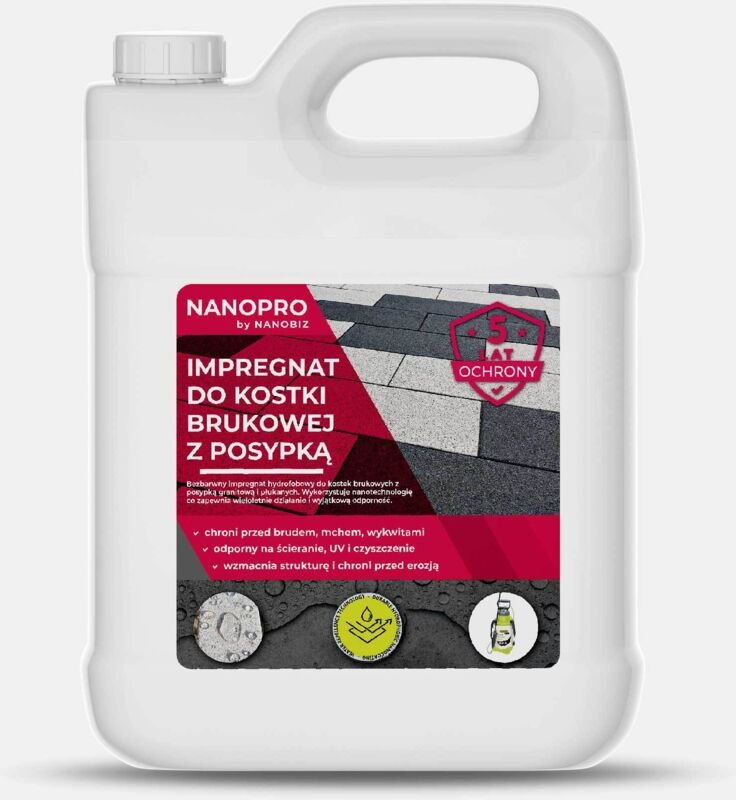 NANOPRO para impregnación de adoquines con granulado 5L