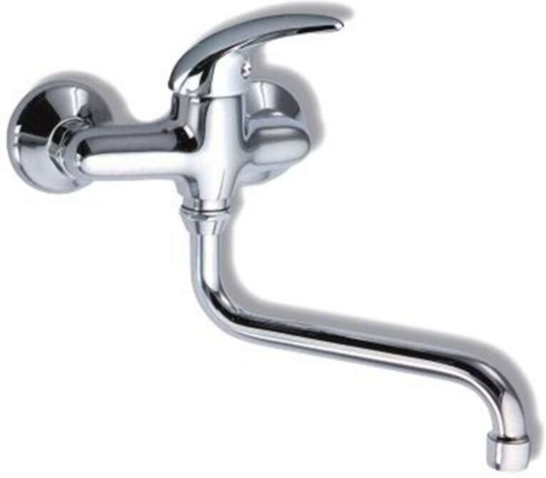 Novaservis - Metalia 55 - Spültischarmatur 150 mm, Klinikhebel, chrom 55070L/T,0