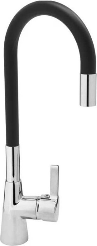 Flexible' schwarze waschtischarmatur 75705 wave