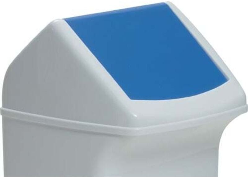 Durable - Deckel Polyethylen blau B330xT330mm passend für Abfallsammler 40 l mit Einwurfklappe