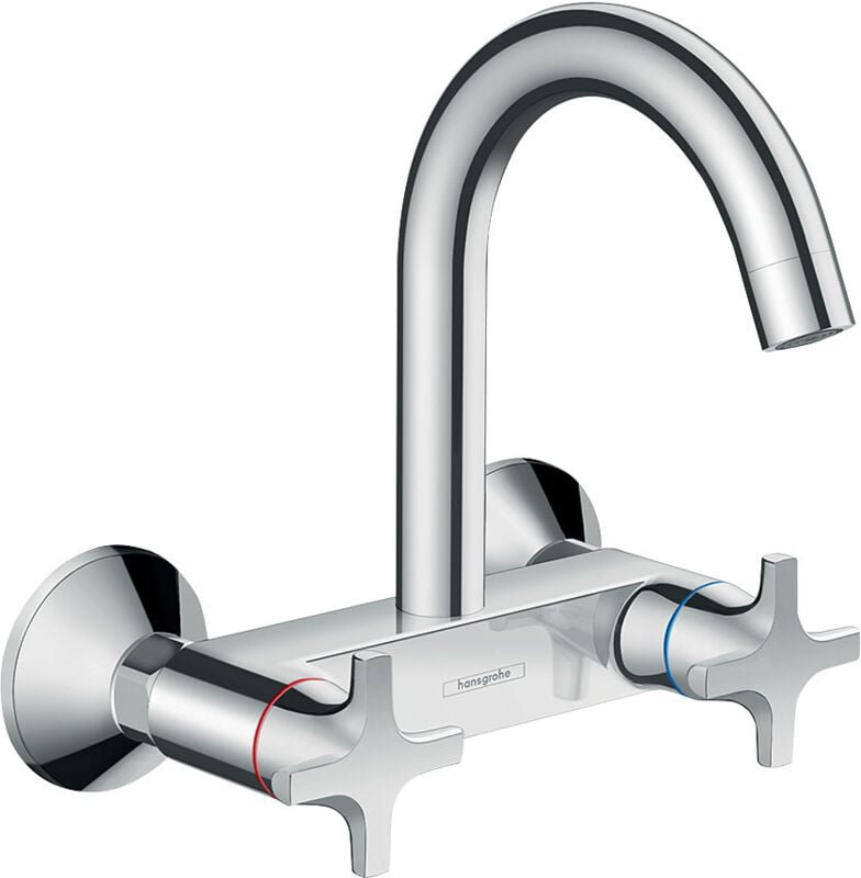 Logis M32 Küchenmischer, 2-Griff, Wandmontage, - Hansgrohe