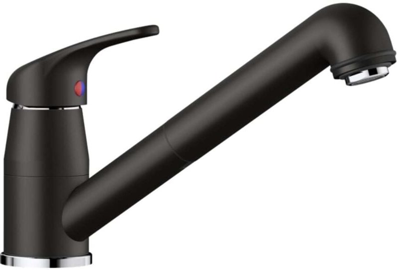 Daras s - Küchenarmatur, mit ausziehbarem Anschluss, Schwarz 526153 - Blanco