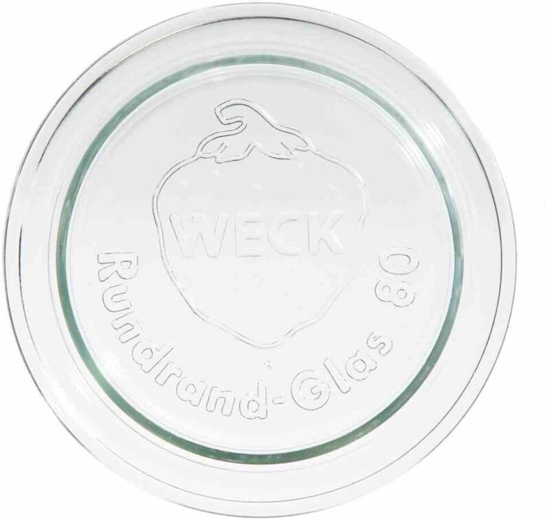 Ersatzdeckel für Rundrand-Glas 80 mm einzeln