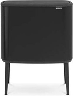 Brabantia 315824 Abfalleimer 36 L Rechteckig Kunststoff Schwarz