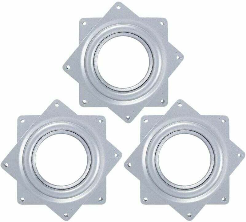 Drehteller-Kugellager, 3-teiliges Schwenklager, 360 Grad drehbarer Drehteller für kleine Esstische, Ausstellungsständer ...