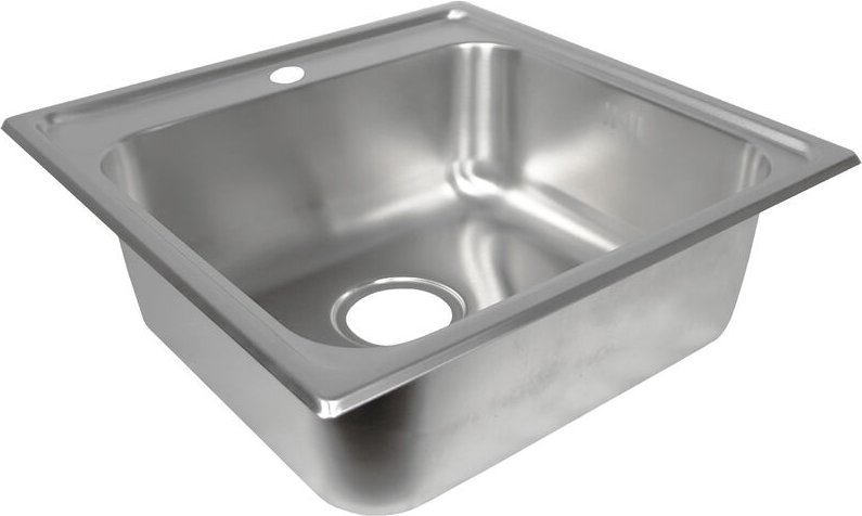 Stabilo-sanitaer - Einbauspüle 'Patryk' Eckig Küchenspüle Edelstahl Komplettset