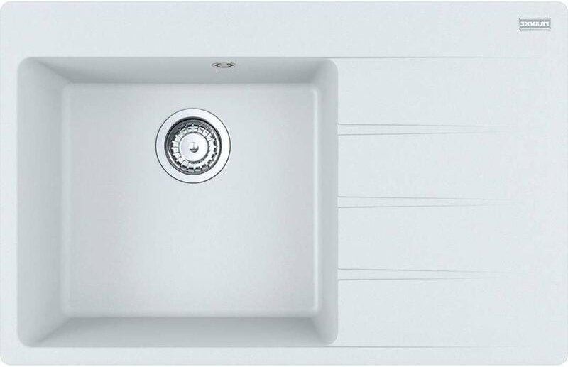 Centro - Fragranit-Spüllbecken cng 611-78 TL/2, 78x50 cm, Eisweiß 114.0637.512 - Franke