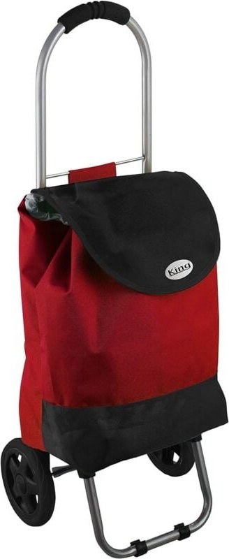 King Home WATERPROOF BICOLOR RED TROLLEY 32x25x88h cm rot/schwarz