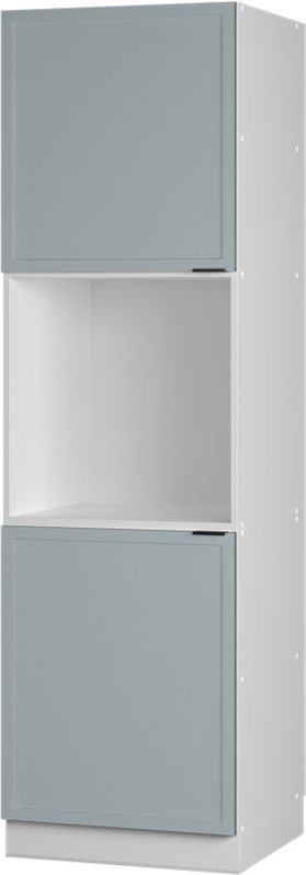 Thumbnail - Vicco - Herdumbauschrank Fame-Line, Hellblau-grau, 60 cm mit offenem Regal