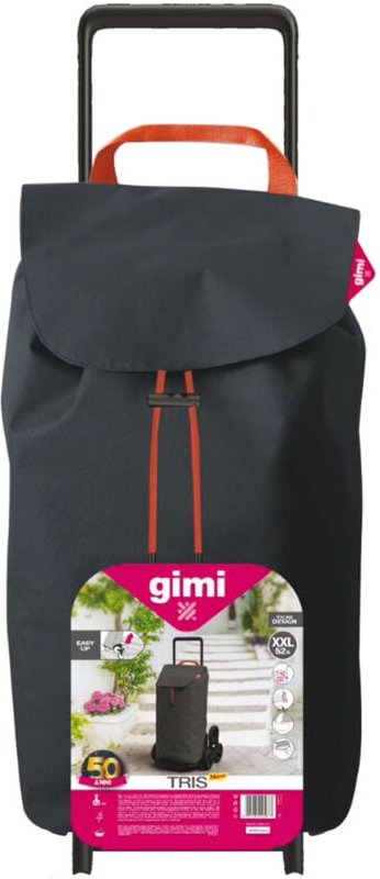 Carrello Spesa Gimi Tris Grigio -168415
