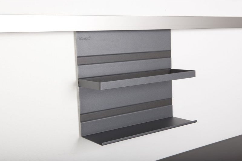 So-tech - Kesseböhmer Linero MosaiQ graphitschwarz Universalablage 300 mit Bügel von sotech