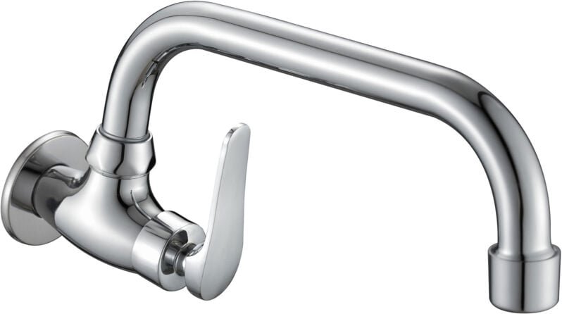 Wandwaschtischarmatur mit niedrigem Auslauf