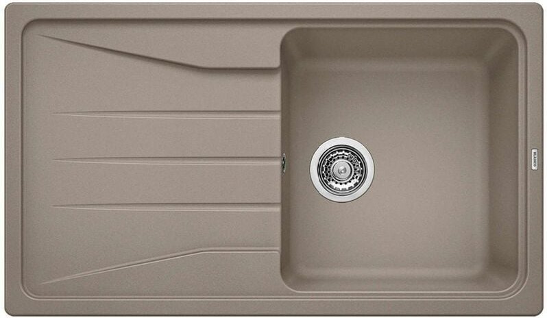 Sona 5 - Silgranitspüle, 86x50 cm, Tartufo 519678 - Blanco