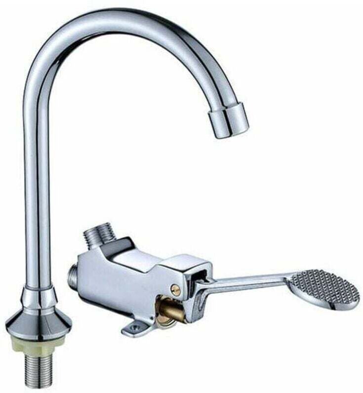 Fußpedalarmatur, Küchenarmatur, Badezimmerarmatur, Waschtischarmatur, Fußbedienungsarmatur