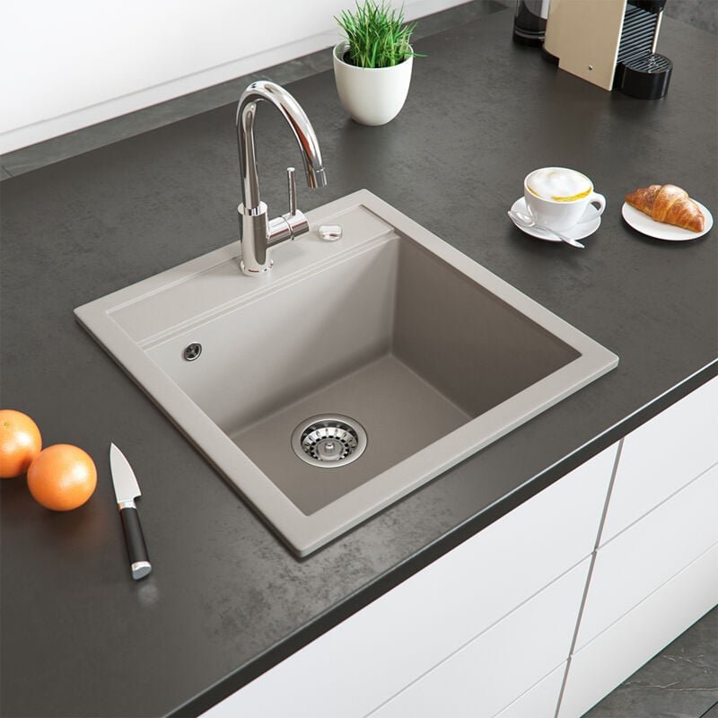 Spülbecken Tesa, Beige, 49 x 51 cm, Bergström