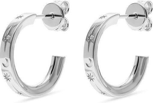 JETTE Creolen STARDUST 89193500 925er Silber, recycelt