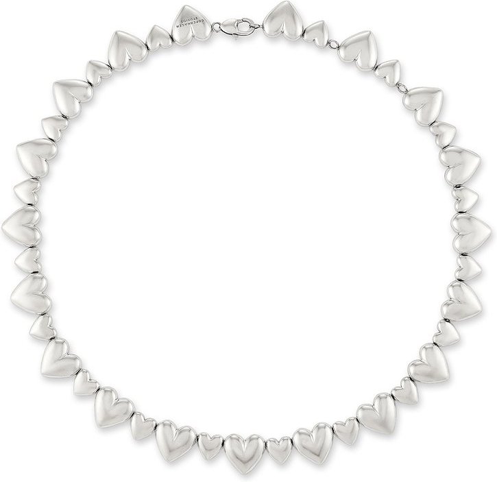 Copenhagen Studios Kette Puffy Hearts CPJ-0004-N-45 Edelstahl