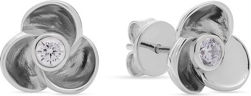 JETTE Ohrstecker FLOWERS 89221881 925er Silber, recycelt