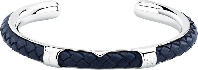 Maserati Armreif Leather JM226AVE40 Edelstahl