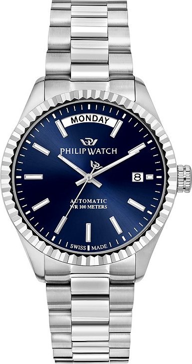 Philip Watch Herrenuhr Caribe Urban R8223597109 Edelstahl