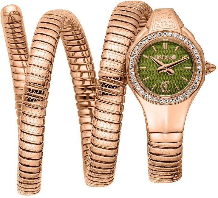 Just Cavalli Damenuhr Signature Snake JC1L355M0045 Edelstahl