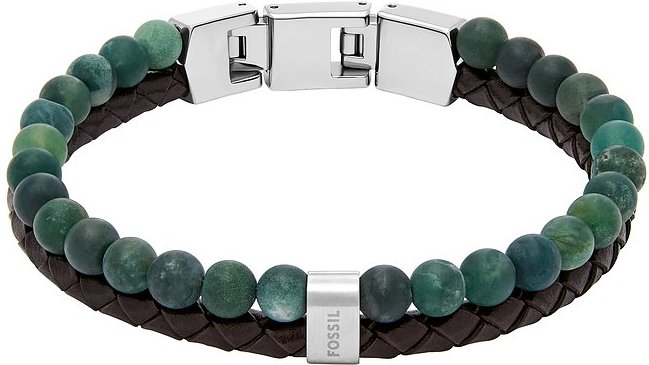 Fossil Armband JEWELRY JF04854040 Leder, Edelstahl