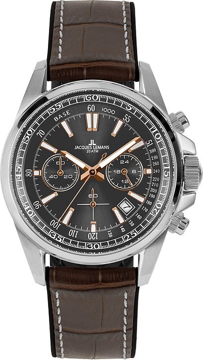 Jacques Lemans Chronograph Liverpool 1-2117W Edelstahl