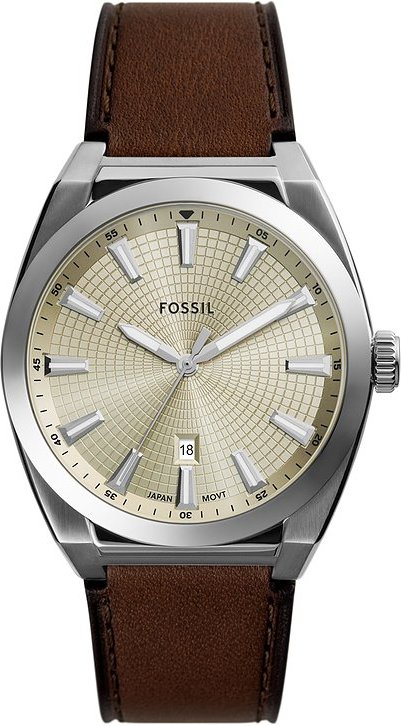 Fossil Herrenuhr EVERETT FS6071 Edelstahl
