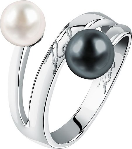 Karl Lagerfeld Damenring Pearl KLAYR25016 Edelstahl