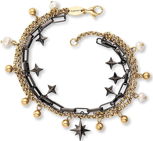 Engelsrufer Armband ERBS-WINDROSE-BI Edelstahl, Perle