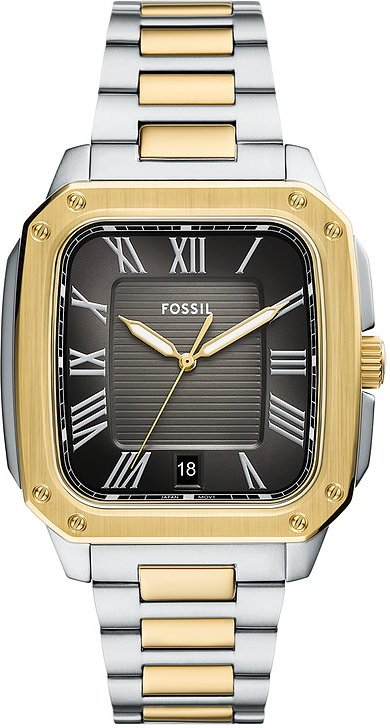 Fossil Herrenuhr Crosby FS6123 Edelstahl