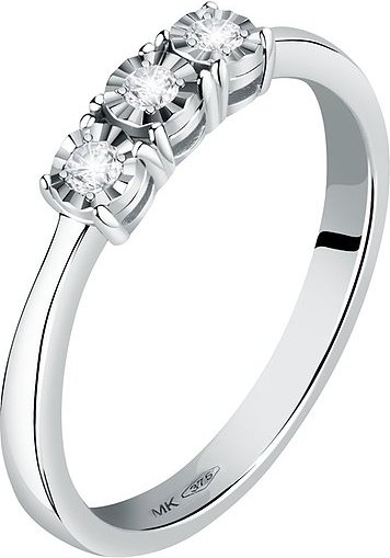 Valeria Damenring 89114861 375er Weißgold