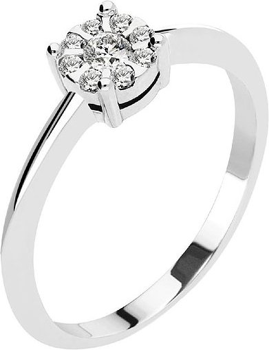 Valeria Damenring 89112583 585er Weißgold