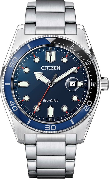 Citizen Herrenuhr Sport Eco Drive AW1761-89L Edelstahl