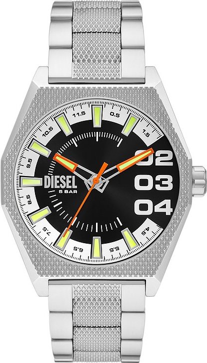 Diesel Herrenuhr Scraper DZ2172 Edelstahl