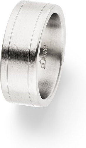 s.Oliver Herrenring SOJ-0026-R-66 Edelstahl