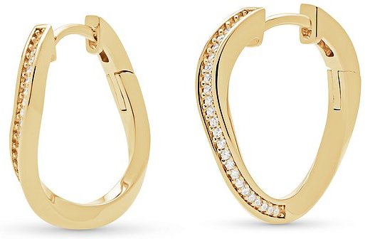 JETTE Creolen TWISTED SUN 88853814 925er Silber