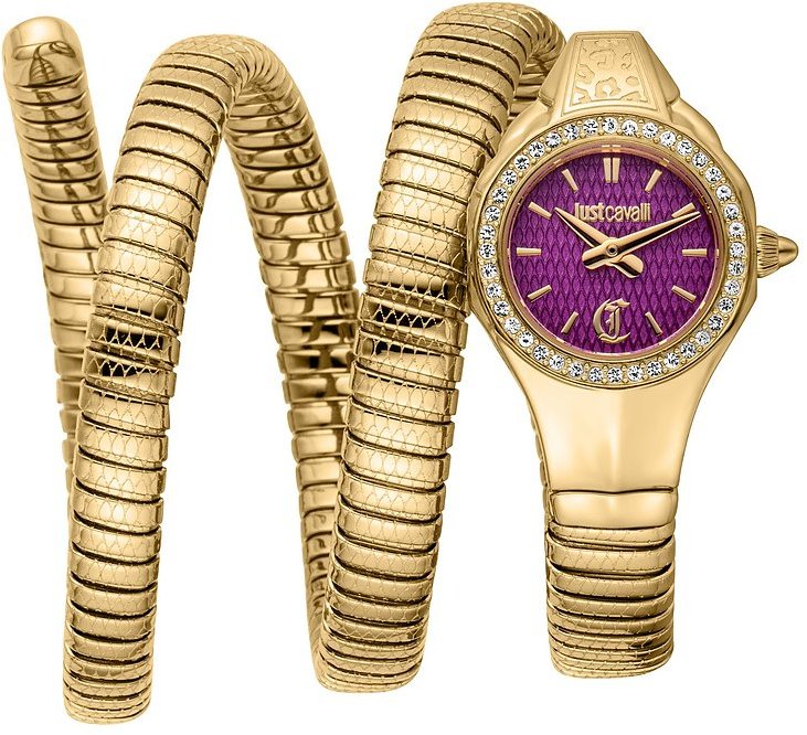 Just Cavalli Damenuhr Signature Snake JC1L355M0035 Edelstahl