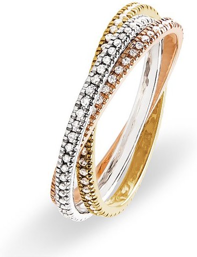 Valeria Damenring 88815271 585er Gelbgold, 585er Weißgold, 585er Roségold