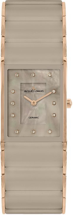 Jacques Lemans Damenuhr High-Tech Ceramic 1-1940O Edelstahl