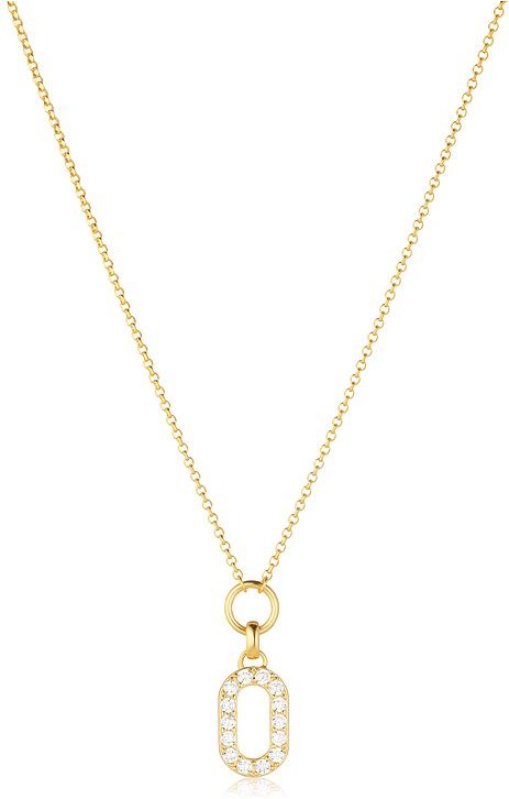 Sif Jakobs Jewellery Kette SJ-N42230-CZ-YG 925er Silber