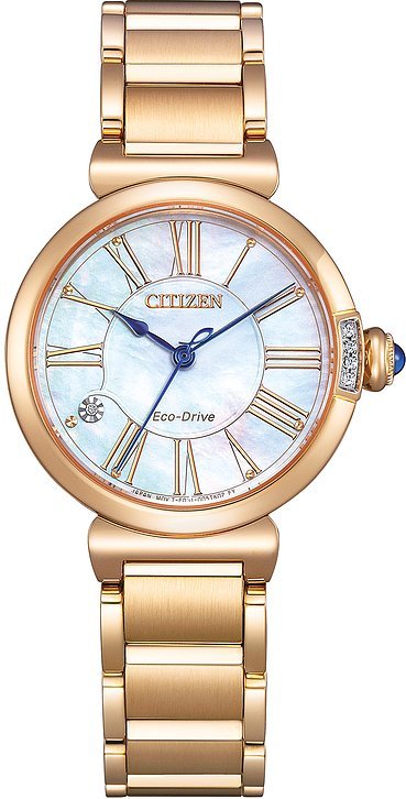 Citizen Damenuhr Elegant EM1063-89D Edelstahl, Edelstahl