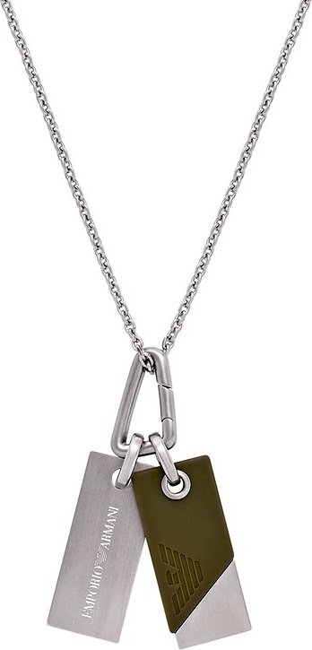 Emporio Armani Kette EGS3179040 Edelstahl, Silikon