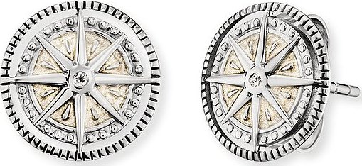 Engelsrufer Ohrstecker ERE-WINDROSE-ENP-ZI 925er Silber rhodiniert