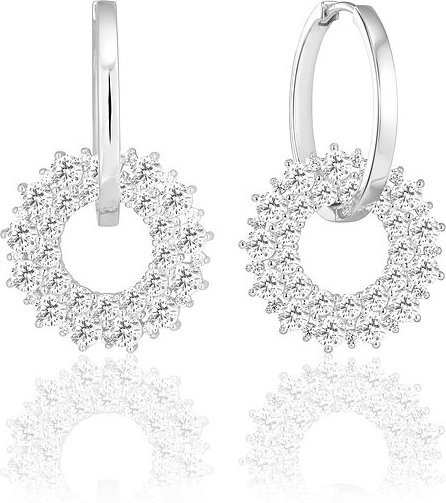 Sif Jakobs Jewellery Creolen-Anhänger SJ-E2362-CZ 925er Silber